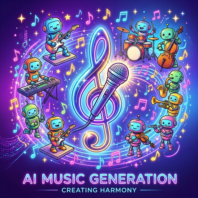 Roboter spielen Musikinstrumente